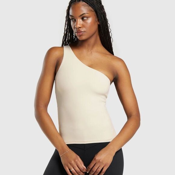 GYMSHARK ASYMMETRIC SHELF TANK
Light Support White Small NWT in packaging - Picture 1 of 5